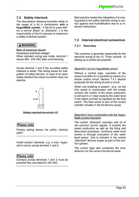 Hygromatik SteamKit H, cтраница 25