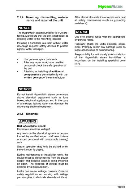 Hygromatik SteamKit H, cтраница 8