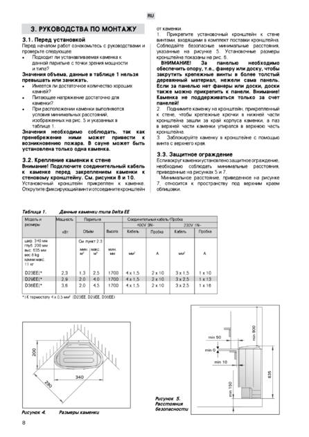 Harvia Delta EE, cтраница 8