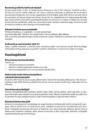 Tulikivi Tanka 3, 4, 5, 6, cтраница 37