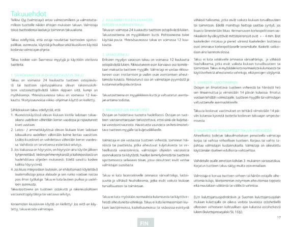 Tulikivi Kinos 20 S1, 2, 3, 4, cтраница 17