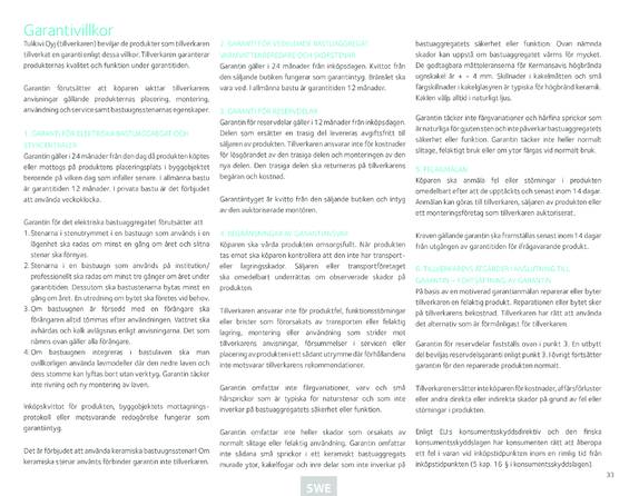 Tulikivi Kinos 20 S1, 2, 3, 4, cтраница 33