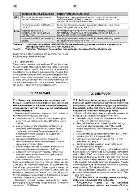 Harvia Moderna, cтраница 9