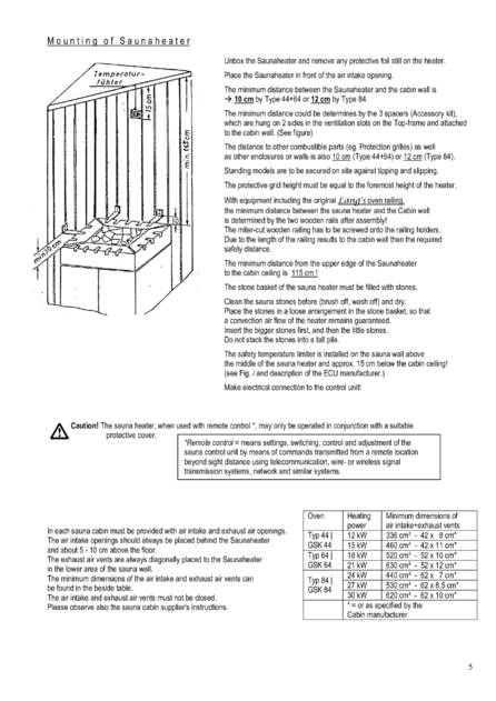 Ewald Lang Sauna-therm Typ 44, 64, 84, GSK 44, 64, 84, cтраница 5