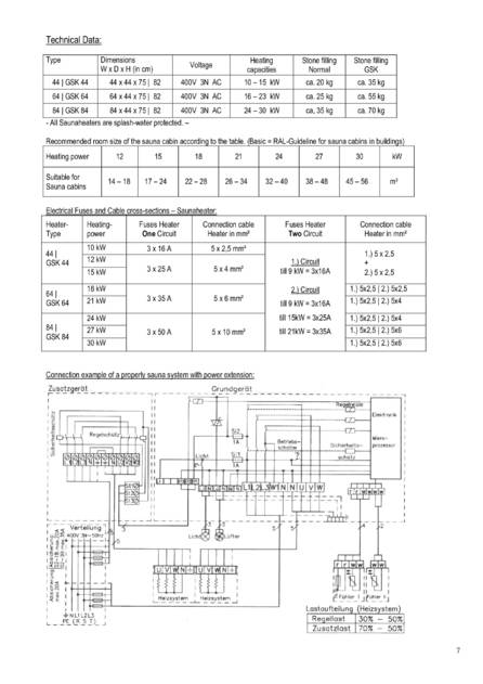 Ewald Lang Sauna-therm Typ 44, 64, 84, GSK 44, 64, 84, cтраница 7