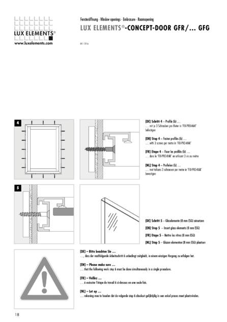 Lux Elements Concept Door GF, cтраница 18