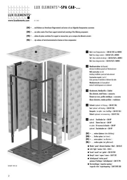 Lux Elements Spa Cab, cтраница 2