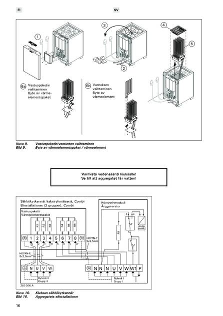 Harvia Modulo Combi, cтраница 16