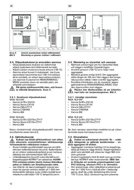 Harvia Modulo MDA, cтраница 12