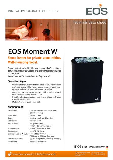 EOS Moment W, cтраница 1