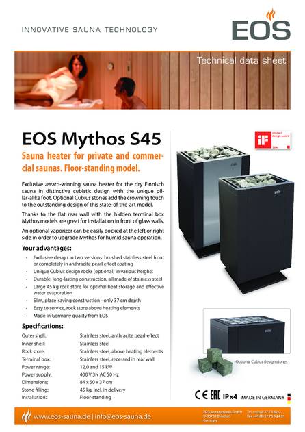 EOS Mythos S45, cтраница 1