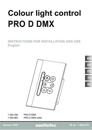 Sentiotec Pro D DMX, cтраница 1