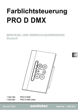 Sentiotec Pro D DMX, cтраница 9