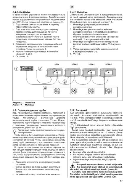 Harvia HGX, cтраница 17