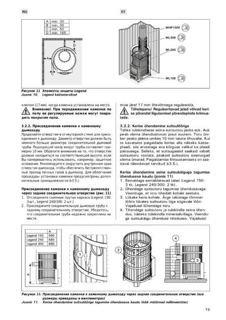 Harvia Legend 150, cтраница 15