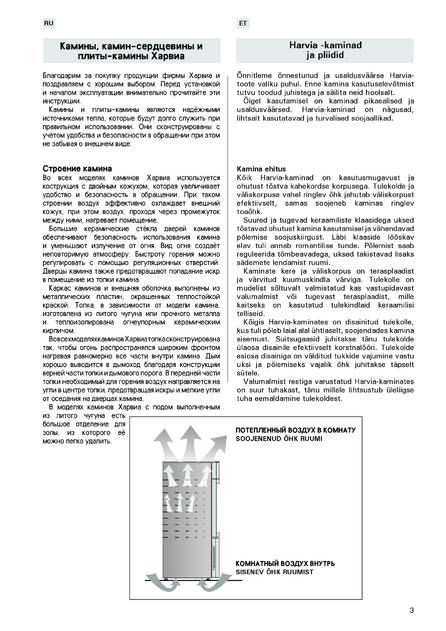 Каминная вставка Harvia 650 Panorama, cтраница 3