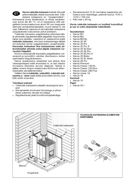 Защитное ограждение и основание Harvia, cтраница 7