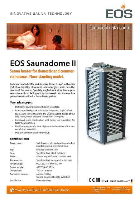 EOS Saunadome II, cтраница 1