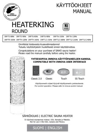SAWO Heaterking Round Ni, cтраница 1