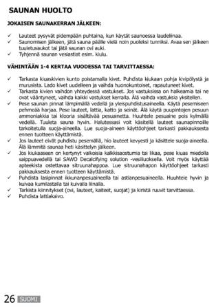 SAWO Heaterking Round Ni, cтраница 24