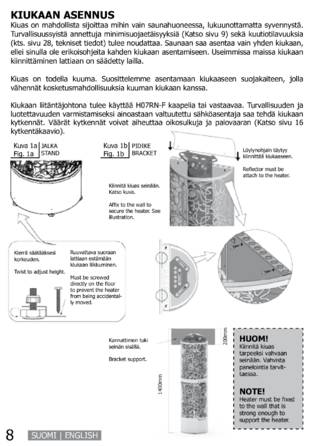 SAWO Heaterking Wall Ni, cтраница 8