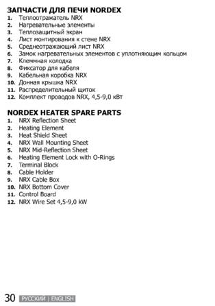 SAWO Nordex Plus Ni2, cтраница 29