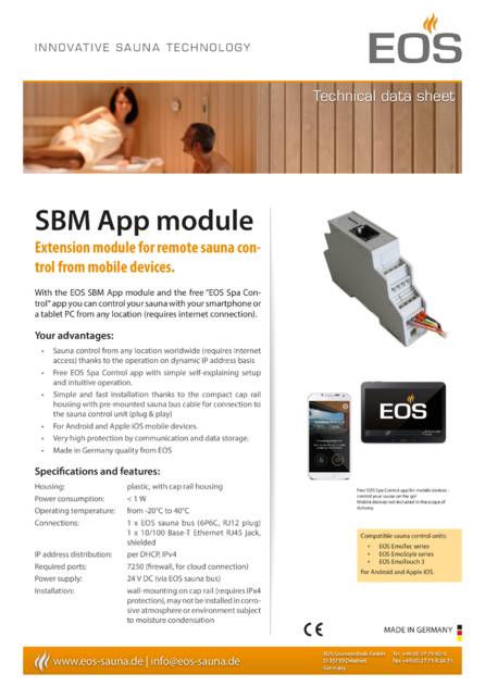 EOS SBM-App module, cтраница 1