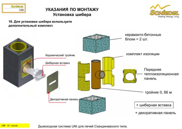 Schiedel Uni для печей скандинавского типа, cтраница 10