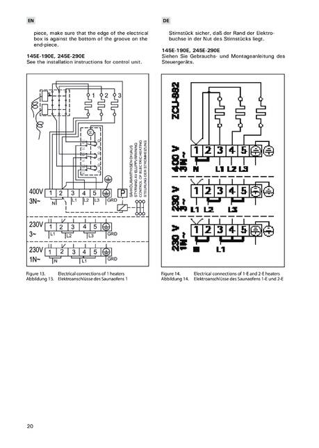 Sentiotec 145-190, 145E-190E, 245E-290E, cтраница 20