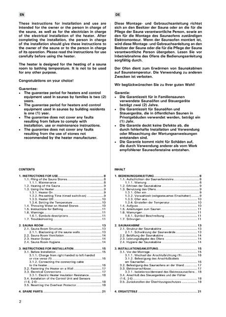 Sentiotec 145-190, 145E-190E, 245E-290E, cтраница 2