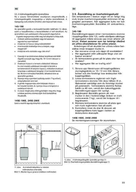 Sentiotec 145-190, 145E-190E, 245E-290E, cтраница 33