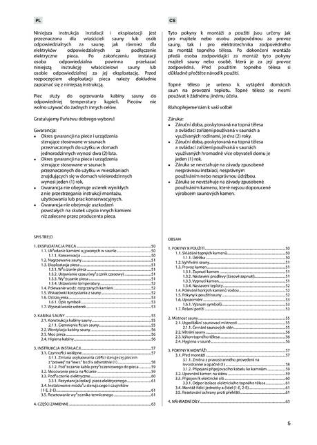 Sentiotec 145-190, 145E-190E, 245E-290E, cтраница 5