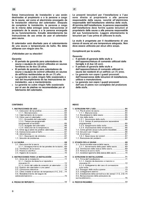 Sentiotec 145-190, 145E-190E, 245E-290E, cтраница 6