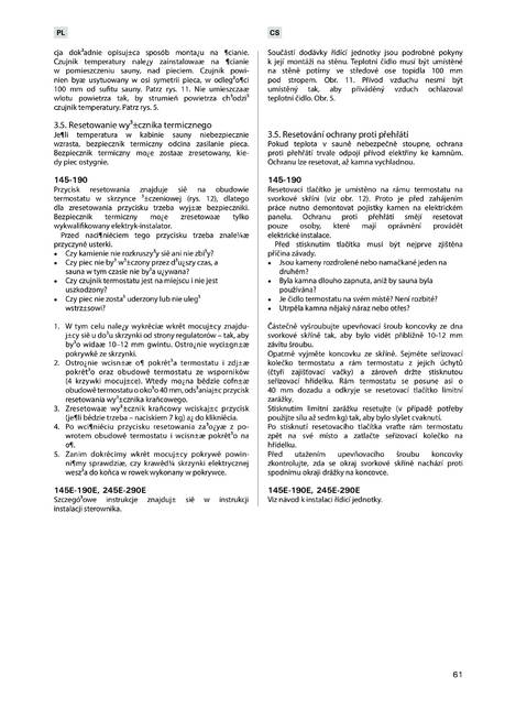 Sentiotec 145-190, 145E-190E, 245E-290E, cтраница 61