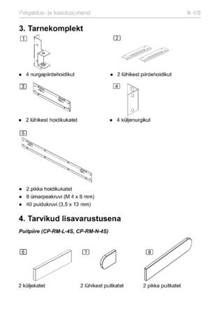 Рейлинг Sentiotec CP-RM-HSR-4S, cтраница 12