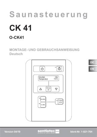 Sentiotec CK 41, cтраница 1