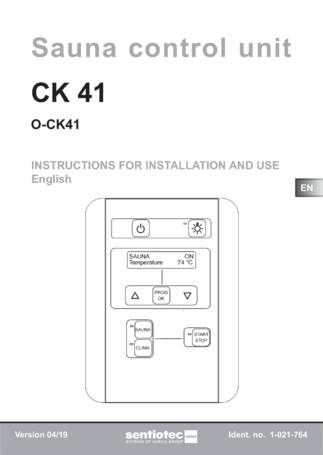 Sentiotec CK 41, cтраница 45