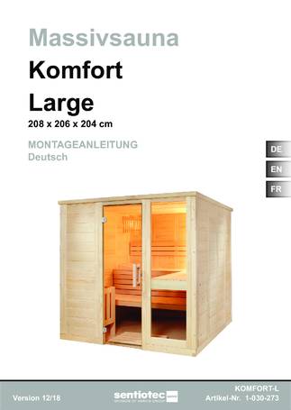 Sentiotec Komfort Large, cтраница 1