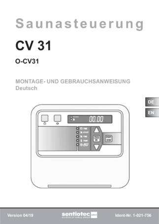 Sentiotec CV 31, cтраница 1