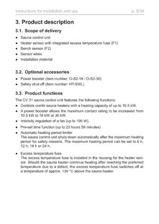 Sentiotec CV 31, cтраница 42