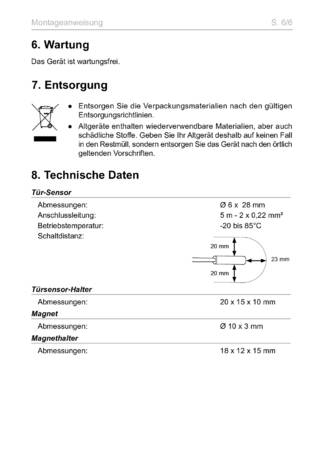 Sentiotec Door sensor set, cтраница 12