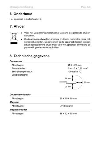 Sentiotec Door sensor set, cтраница 30