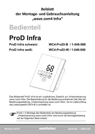 Sentiotec Pro D infra, cтраница 1