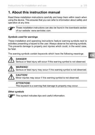 Sentiotec WC4-BT-EXC, cтраница 11