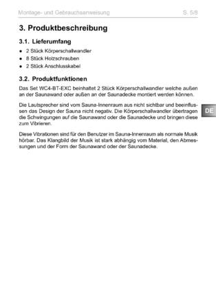 Sentiotec WC4-BT-EXC, cтраница 5