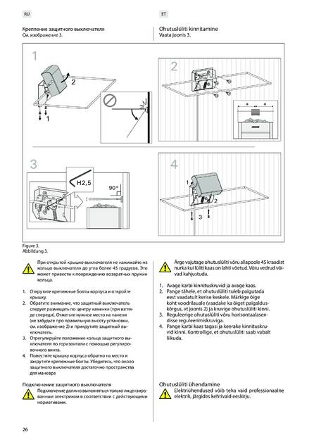 Sentiotec SFE-220400, 350400, 500500, D350, D450, D530, cтраница 26