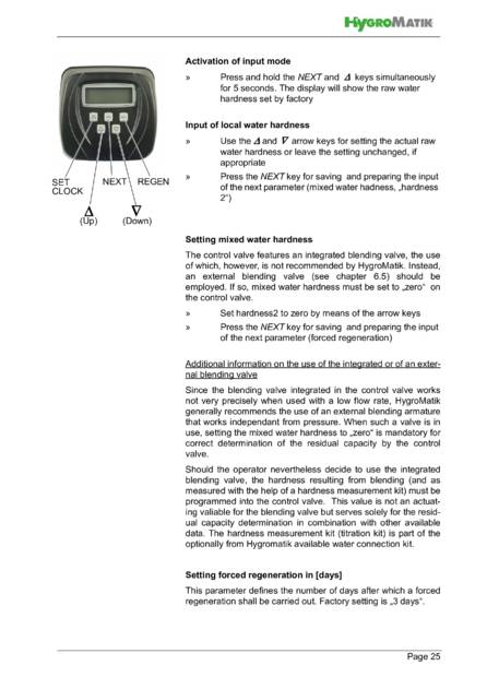 Hygromatik WaterLine Single, Double, DoublePlus, cтраница 25