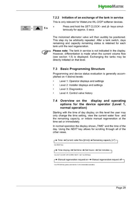 Hygromatik WaterLine Single, Double, DoublePlus, cтраница 29