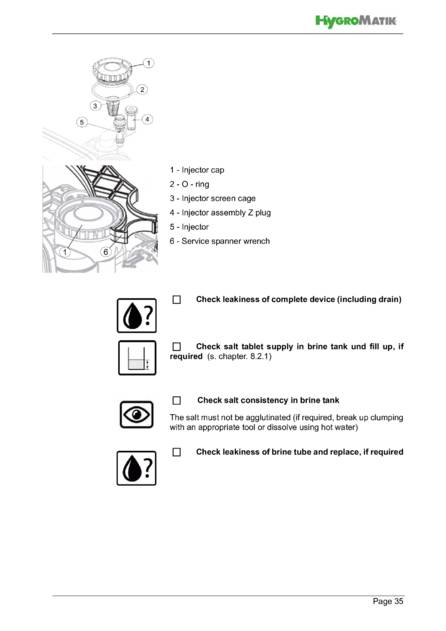 Hygromatik WaterLine Single, Double, DoublePlus, cтраница 35