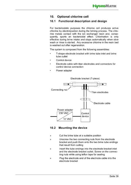 Hygromatik WaterLine Single, Double, DoublePlus, cтраница 39
